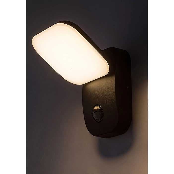 Rábalux Odiel LED kültéri fali lámpa 12W 850lm 3000K fekete IP44 77058