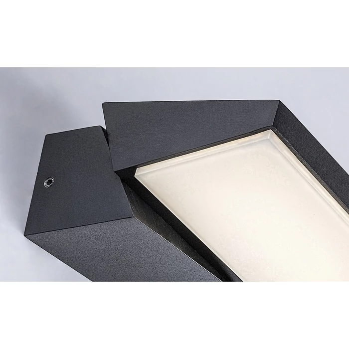 Rábalux Senica LED kültéri fali lámpa 13W 540lm 4000K fekete IP65 77064