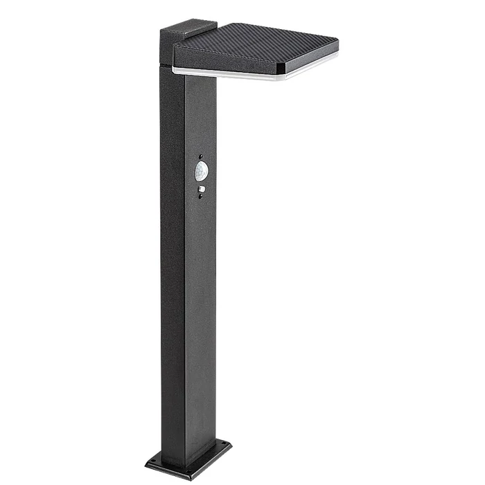 Rábalux Lasset LED kültéri napelemes lámpa 4,4W 200lm 4000K fekete IP54 77079