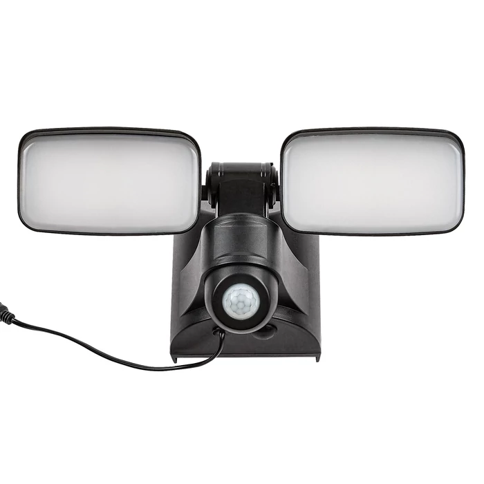 Rábalux Leszno LED kültéri napelemes lámpa 10W 800lm 4000K fekete IP54 77091