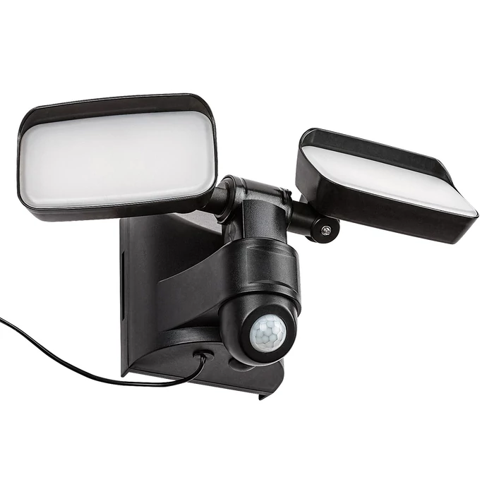 Rábalux Leszno LED kültéri napelemes lámpa 10W 800lm 4000K fekete IP54 77091