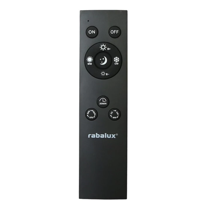 Rábalux Inverness kültéri mennyezeti lámpa fekete IP44 7774