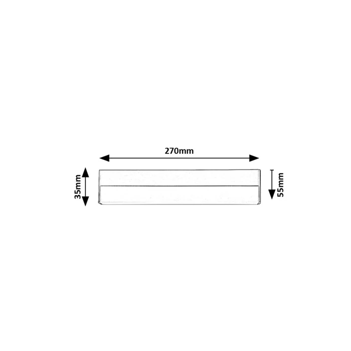 Rábalux Band2 LED pultmegvilágító lámpa 7W 470lm 4000K fekete 78045