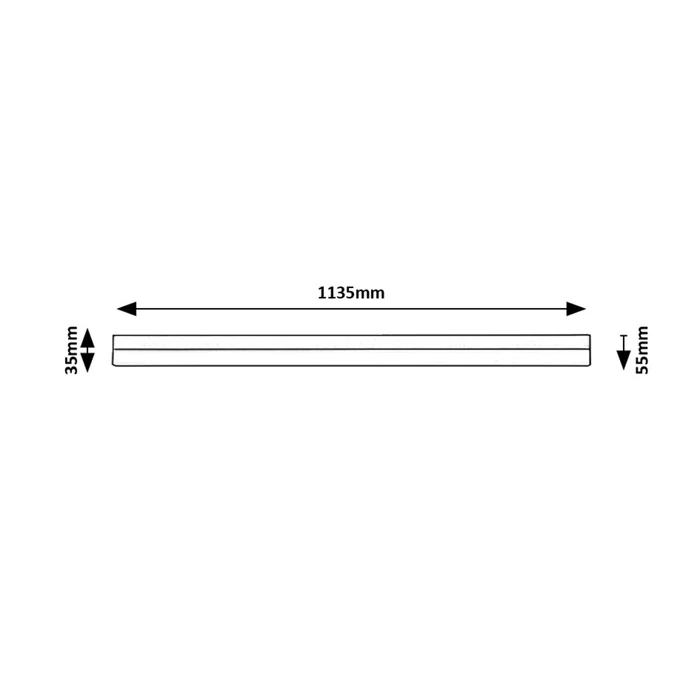 Rábalux Band2 LED pultmegvilágító lámpa 24W 1650lm 4000K fekete 78051