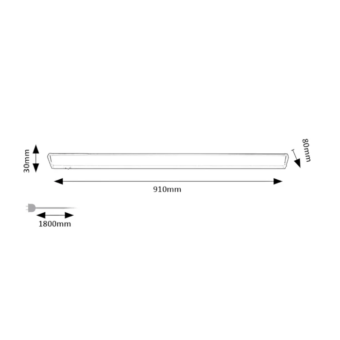 Rábalux Easylight2 pultmegvilágító lámpa 15W 1150lm 4000K ezüst 78062
