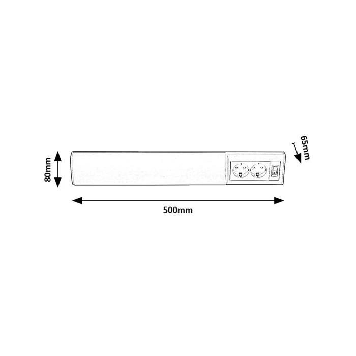 Rábalux Bath2 LED pultmegvilágító lámpa 10W 940lm 4000K fehér 78064