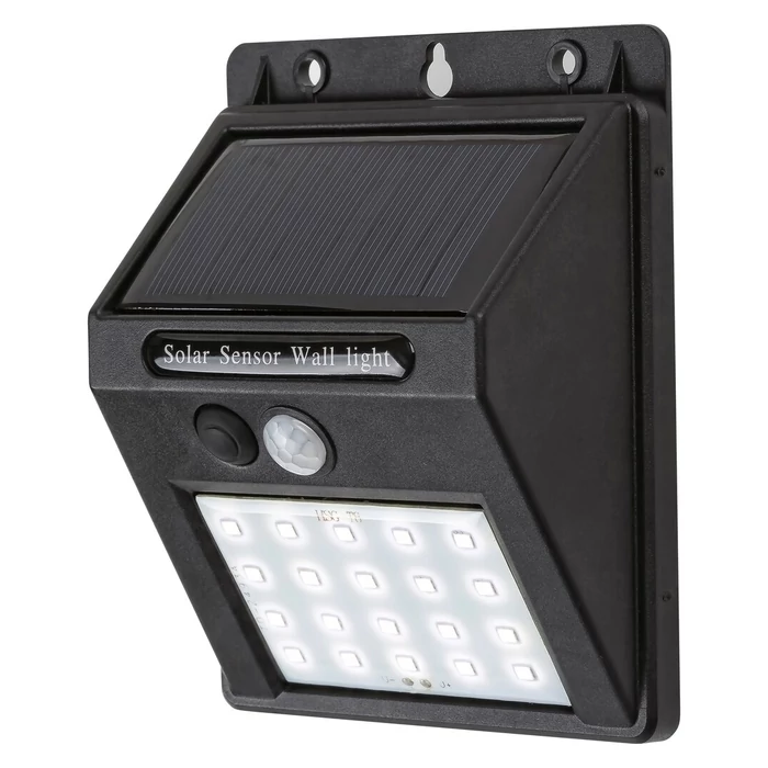 Rábalux Ostrava napelemes lámpa fekete IP44 7880