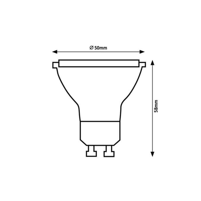 Rábalux LED izzó GU10 5W 400lm RGB 79004