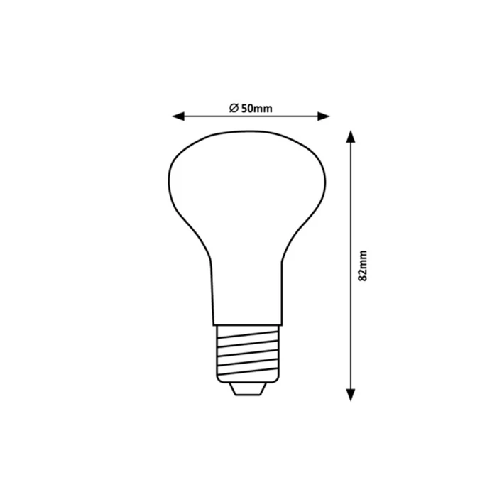 Rábalux LED izzó E14 R50 5W 470lm 3000K meleg fehér 79064