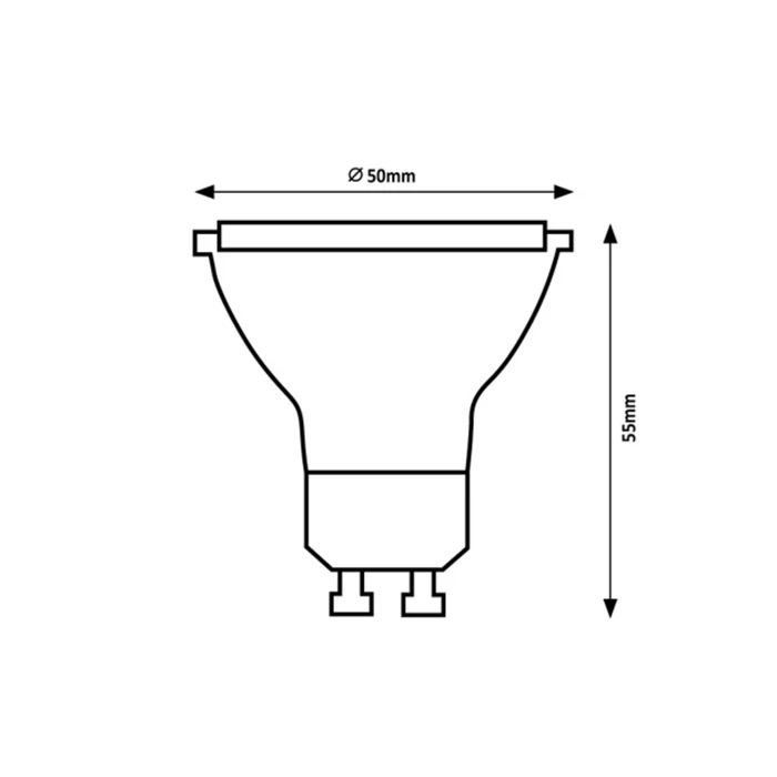 Rábalux LED izzó GU10 4W 400lm 3000K meleg fehér 79069