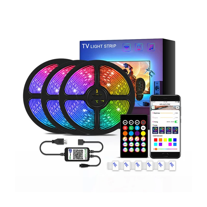 Optonica Wi-Fi LED szalag szett RGB TV mögé rakható RGB led szalag szett 99LED986S