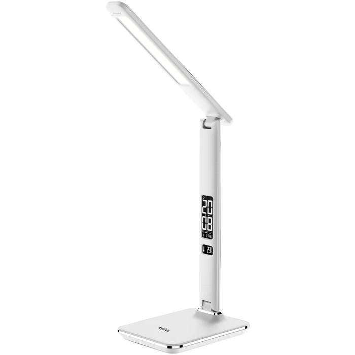 Avide Nathan LED asztali lámpa irodai bőrhatású fehér 6W 360Lm CCT ABLDL-OLC-6W-WH