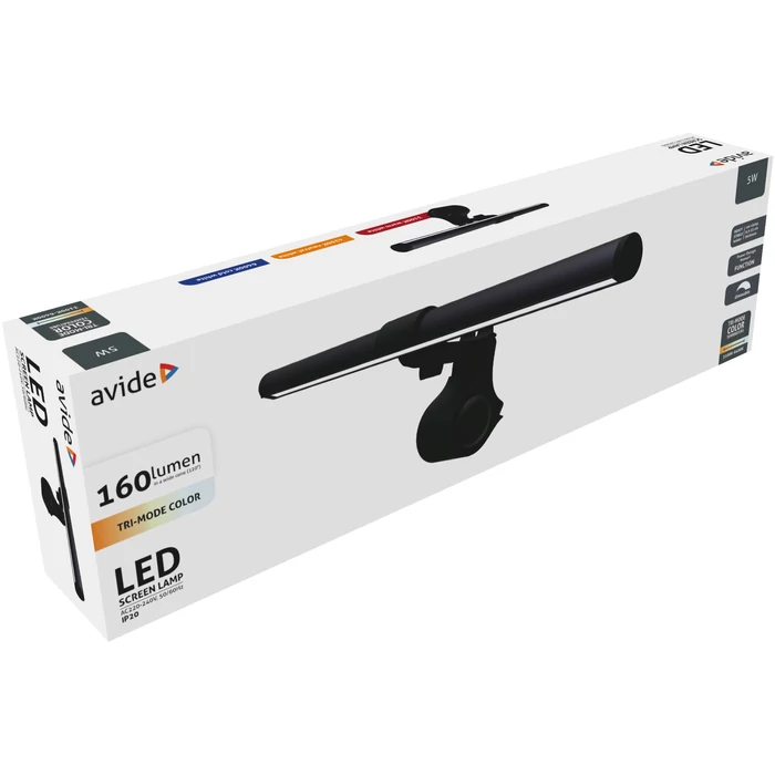 Avide LED monitor lámpa USB 5W 160Lm CCT ABLDL-SCREEN-USB-5W