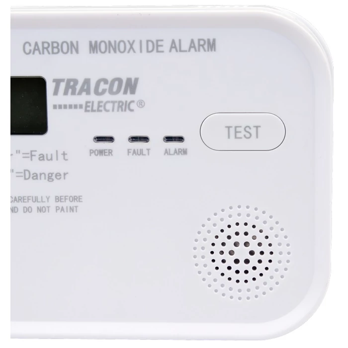 Tracon szén-monoxid (CO) érzékelő LCD kijelző CO218A
