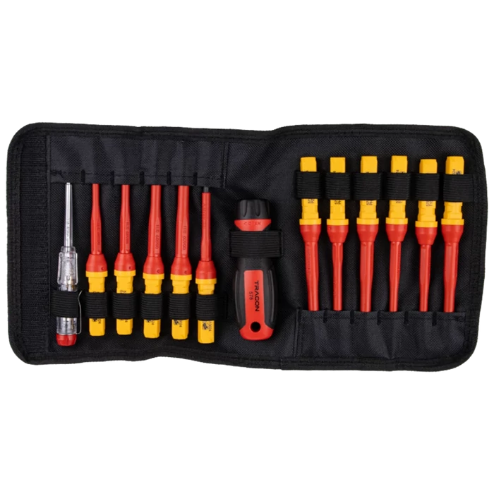 Tracon szerszám csavarhúzószett 1000V 13pcs CSET13