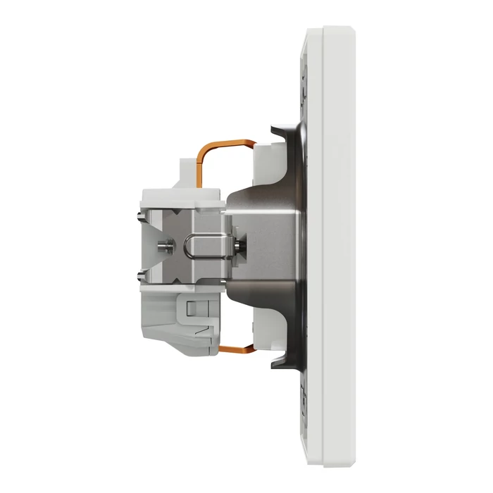 Asfora konnektor 2P+F dugalj süllyesztett fehér Schneider EPH2900121