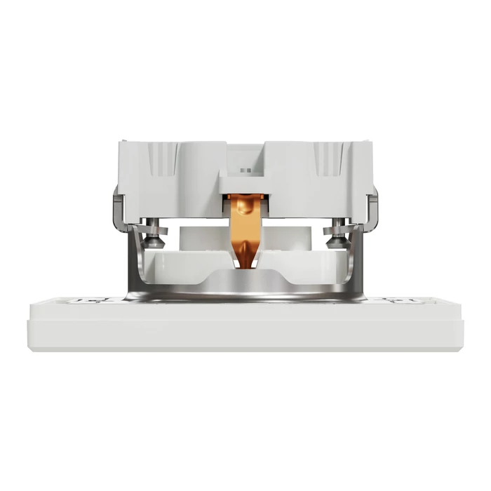 Asfora konnektor 2P+F dugalj süllyesztett fehér Schneider EPH2900121