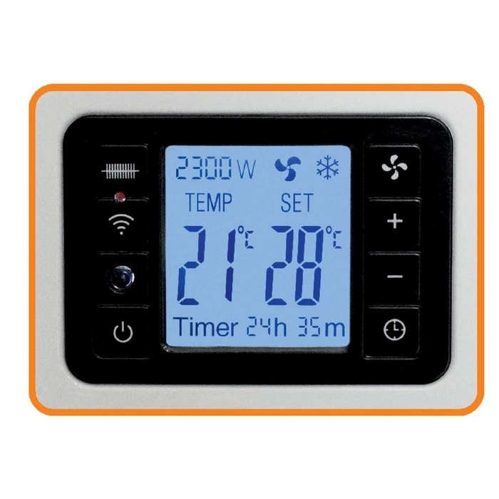 Home by Somogyi FK 350 WIFI szabadon álló SMART konvektor fűtőtest, 1000W/1300W/2300W, távirányító, fagyőr funkció, fehér FK 350 WIFI