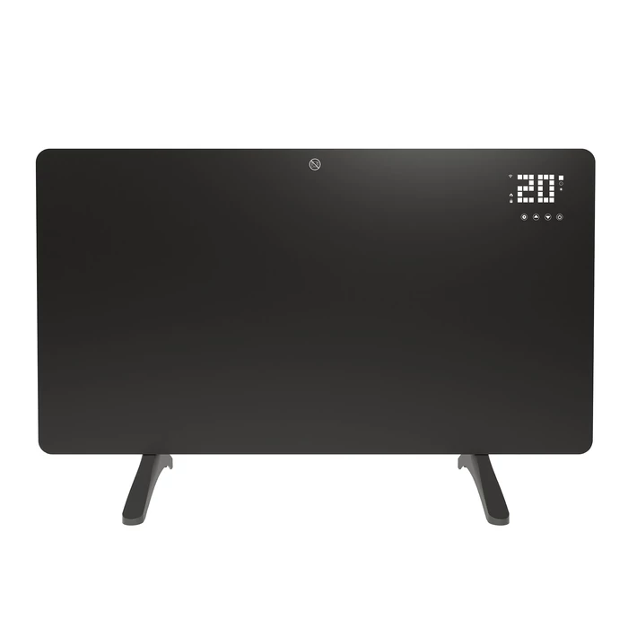 HOME FKIS600WIFI hordozható/fali infrasugárzó fűtőtest, 600 W, beltéri, hangtalan, digitális termosztát, ECO üzemmód, gyerekzár, IP44, túlmelegedés elleni védelem FKIS600WIFI