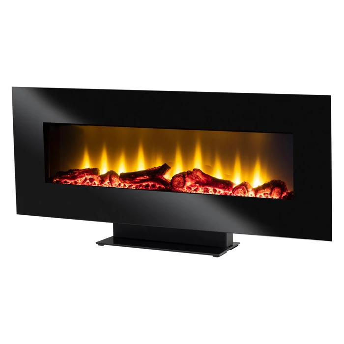 Home FKK 24 falra szerelhető vagy talpra állítható elektromos látványkandalló, 900W/1800W, heti program, távirányító, fekete FKK 24