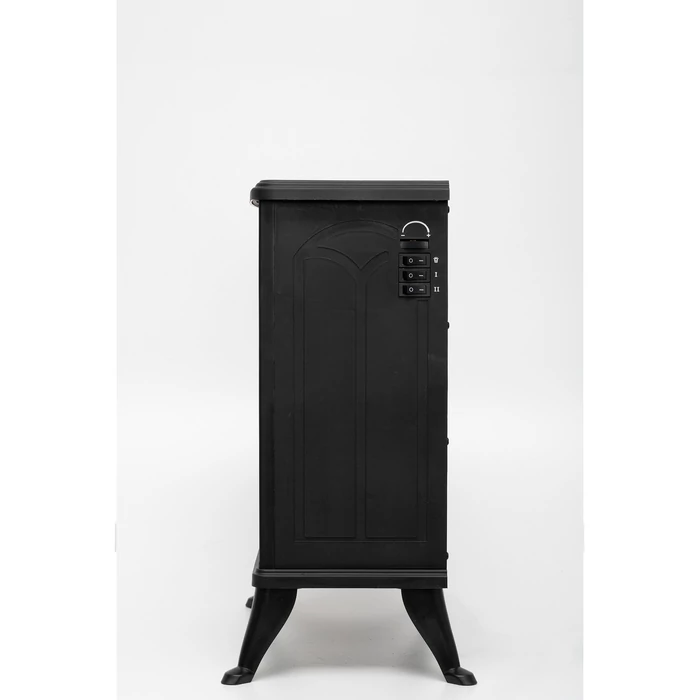 Home FKK12 Szabadon álló elektromos látványkandalló, 1900 W, 2 fokozat, felső kifújási pont FKK12