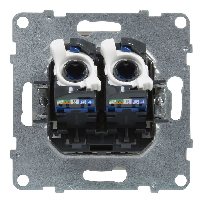 Legrand Suno fehér 2xRJ45 UTP Cat.6 csatlakozóaljzat, keret nélkül 721153