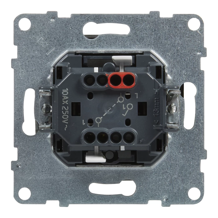 Legrand Suno 101 egypólusú kapcsoló aluminium nélkül 10AX, fehér 721301