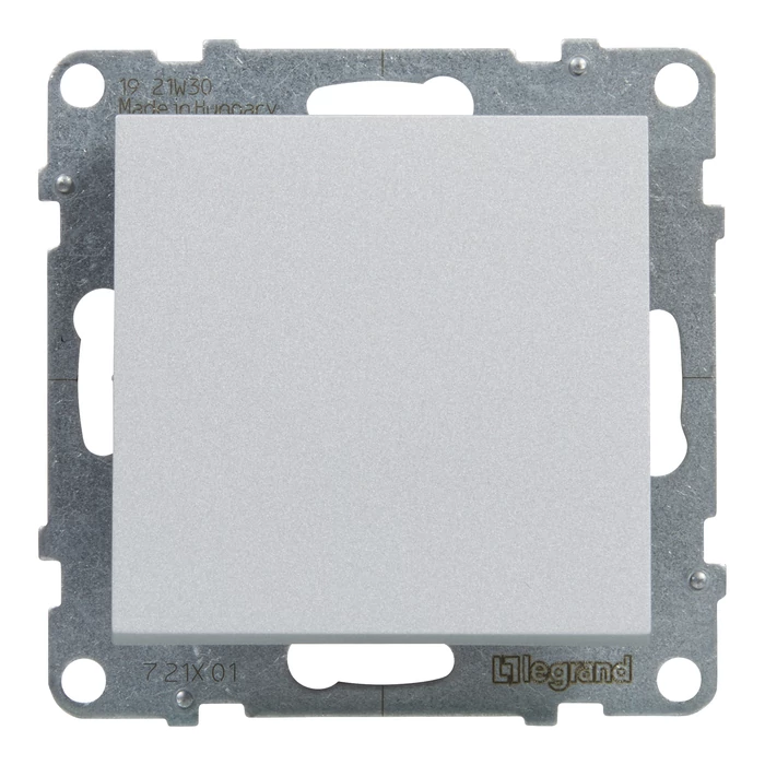 Legrand Suno 101 egypólusú kapcsoló aluminium nélkül 10AX, fehér 721301