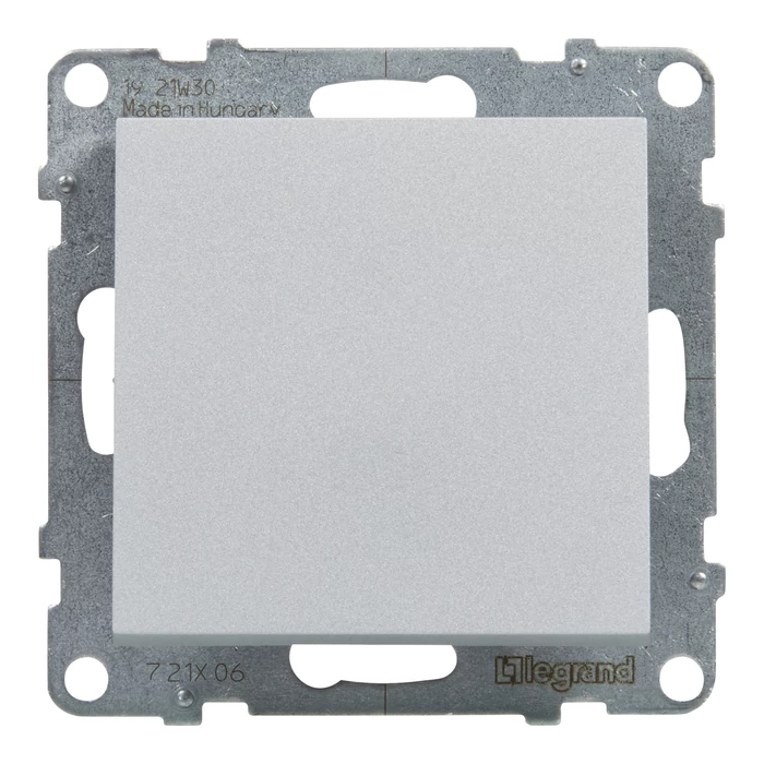 Legrand Suno 106 váltókapcsoló 10AX, aluminium keret nélkül 721306