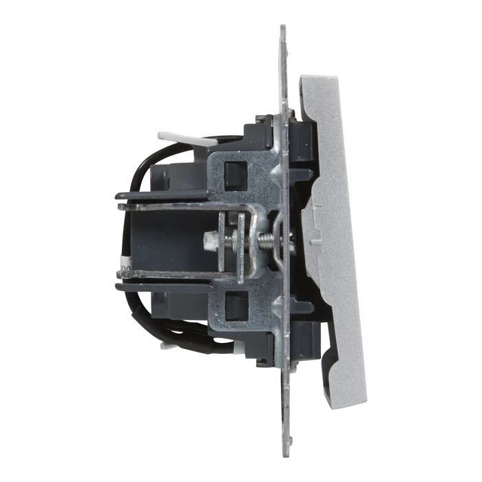 Legrand Suno aluminium 101 JF egypólusú kapcsoló jelzőfénnyel keret nélkül 10AX 721311