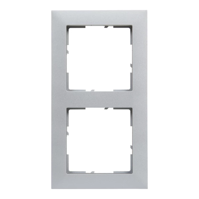 Legrand Suno 2-es keret,vízszintes és függőleges aluminium IP20 721512