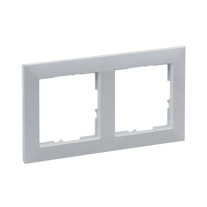 Legrand Suno 2-es keret,vízszintes és függőleges aluminium IP20 721512