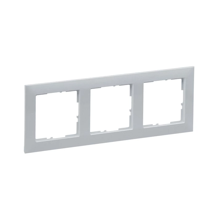 Legrand Suno 3-as keret,vízszintes és függőleges aluminium IP20 721513