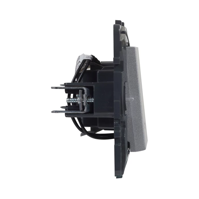 Legrand Niloé Step 106 váltókapcsoló jelzőfénnyel alumínium 10AX 863316