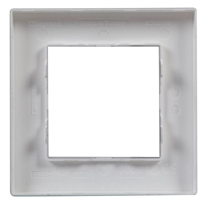 Legrand Niloé Step 1-es keret grafit szürke 863491