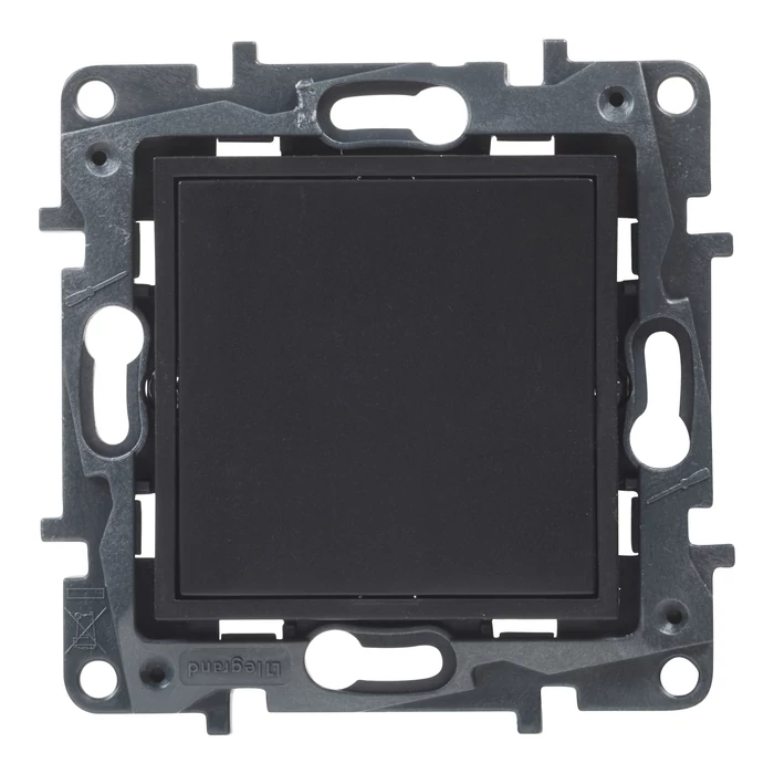 Legrand Niloé Step vakfedél fekete 863500