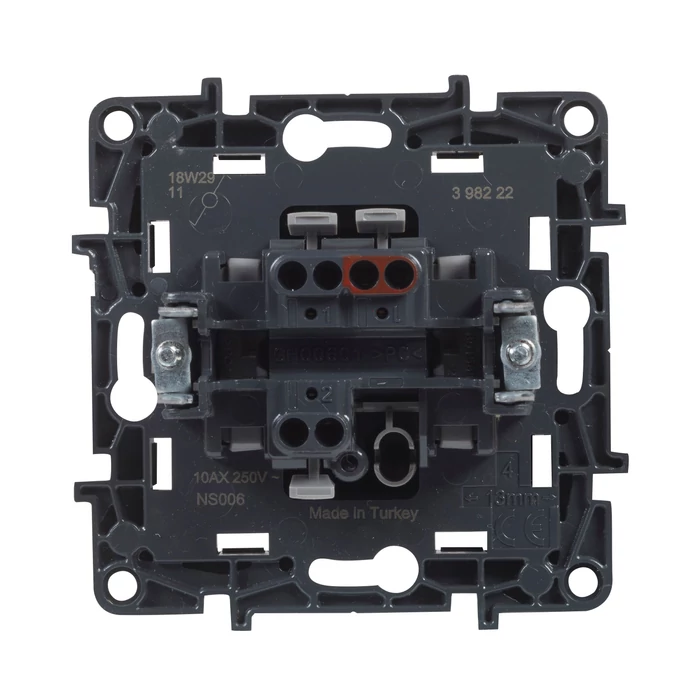 Legrand Niloé Step 106 váltókapcsoló fekete 10AX 863506