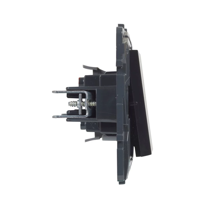 Legrand Niloé Step 101N egypólusú nyomó 6A fekete 863509