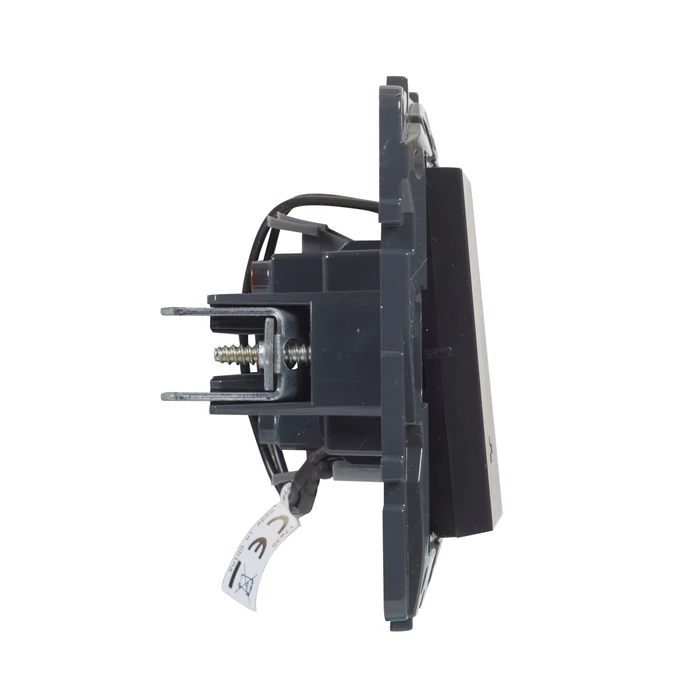 Legrand Niloé Step 106 váltókapcsoló jelzőfénnyel fekete 10AX 863516