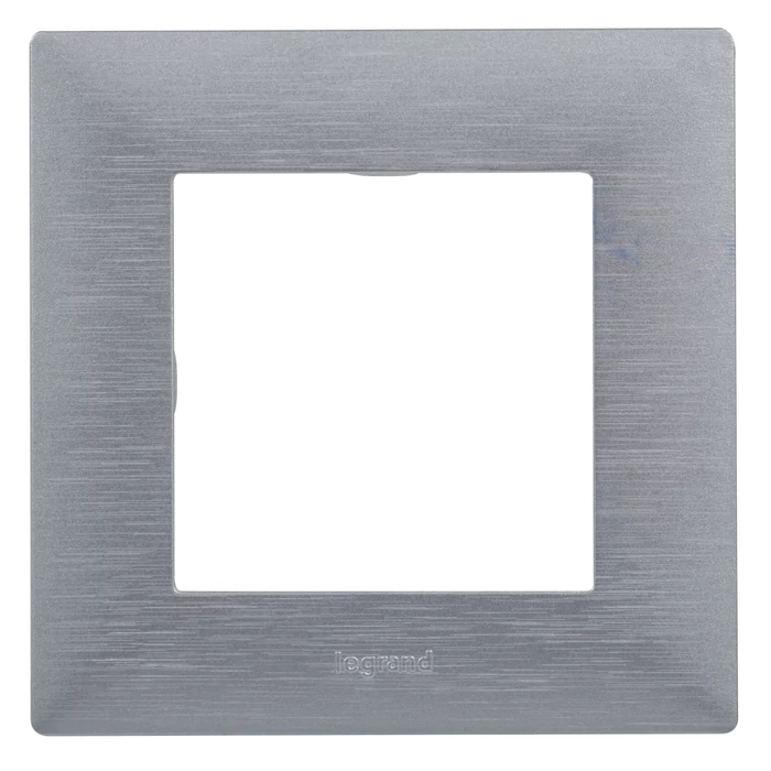 Legrand Niloé Step 1-es keret csiszolt alumínium 863891