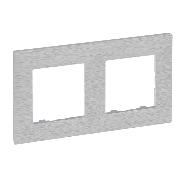 Legrand Niloé Step 2-es keret csiszolt alumínium 863892