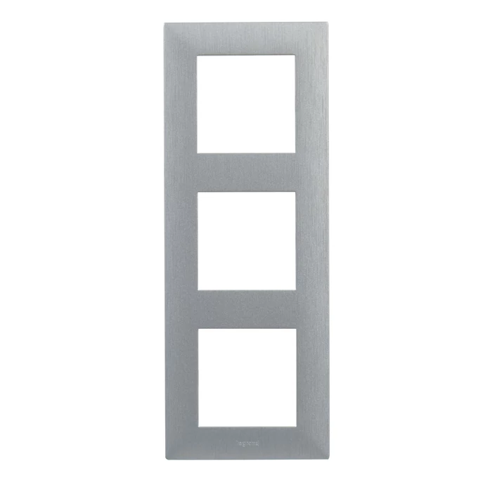 Legrand Niloé Step 3-as keret csiszolt alumínium 863893