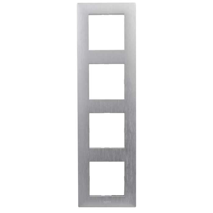 Legrand Niloé Step 4-es keret csiszolt alumínium 863894