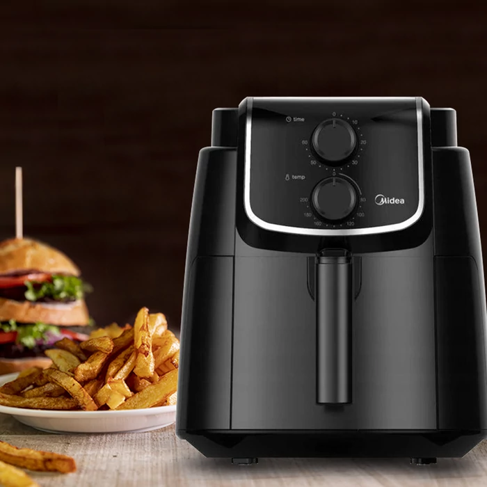 MIDEA Air Fryer 3,5 l 1500W DualCyclone Rapid Air technológiával MF-TN35D