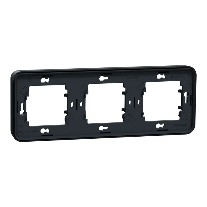 Schneider Electric MUREVA Styl hármas keret vízszintes antracitszürke MUR34109