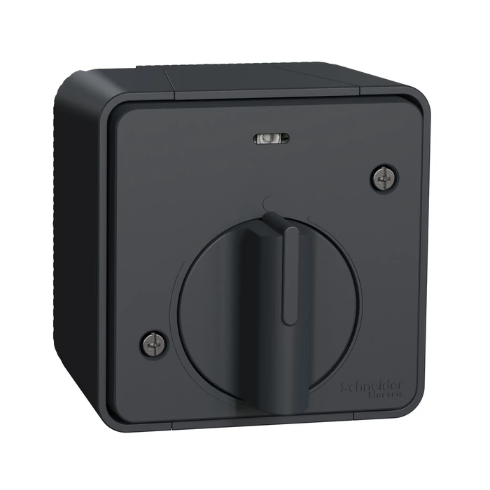 Schneider Electric MUREVA Styl mechanikus időkapcsoló komplett antracitszürke MUR35067