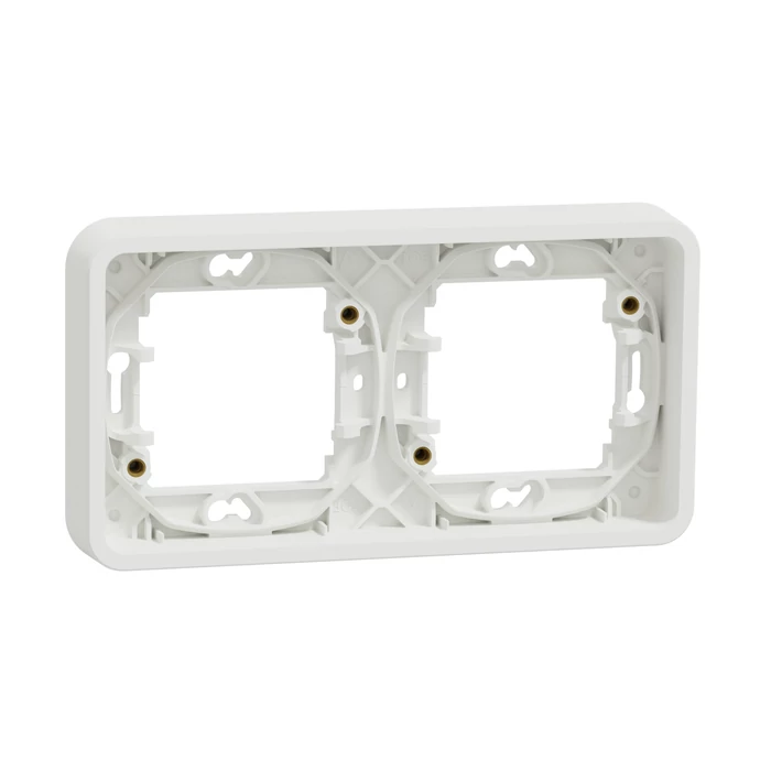 Schneider Electric MUREVA Styl kettes keret vízszintes polárfehér MUR39101
