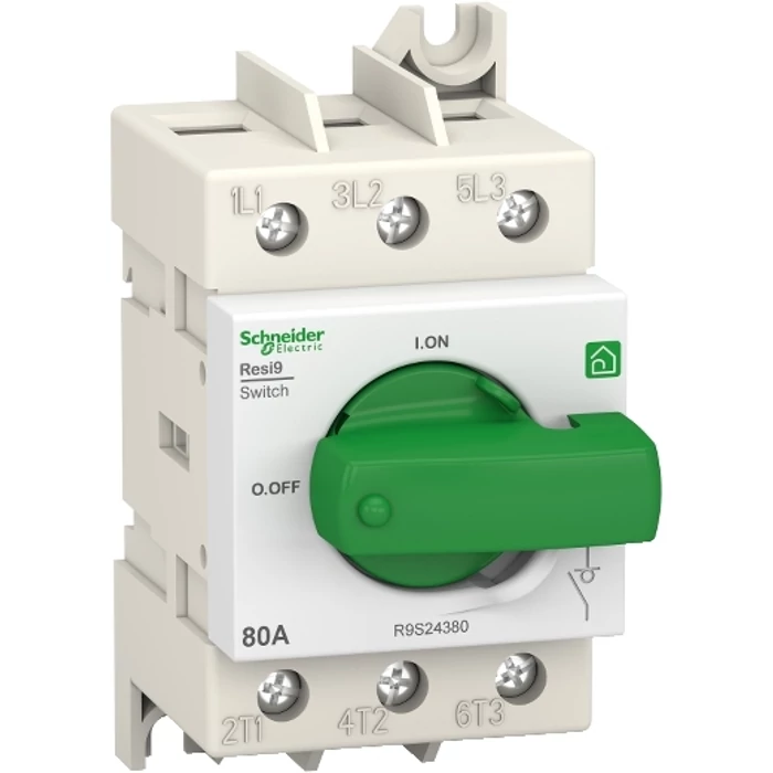Schneider Electric RESI9 moduláris forgócsapos kapcsoló 3P 80A AC R9S24380