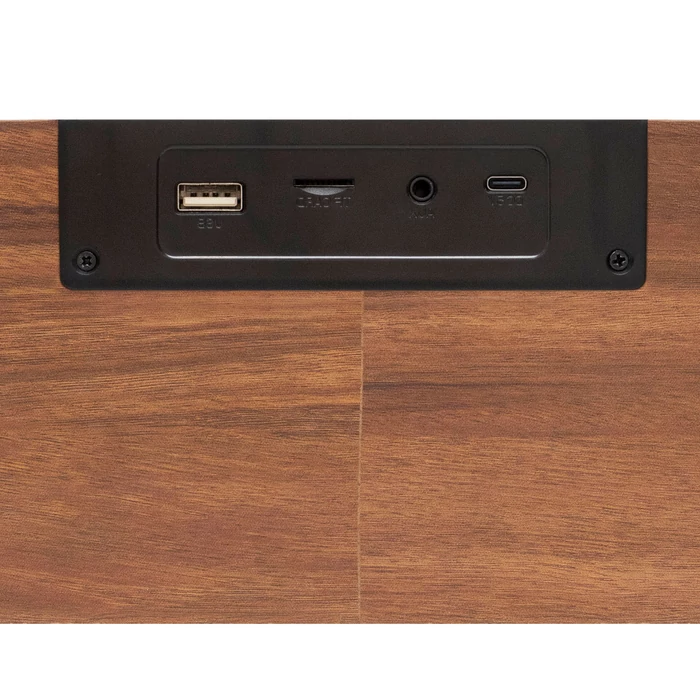 SAL RRT7 sztereó retro hangszóró, vezeték nélküli, 2x5W, FM rádió, Bluetooth, beépített akkumulátor RRT7