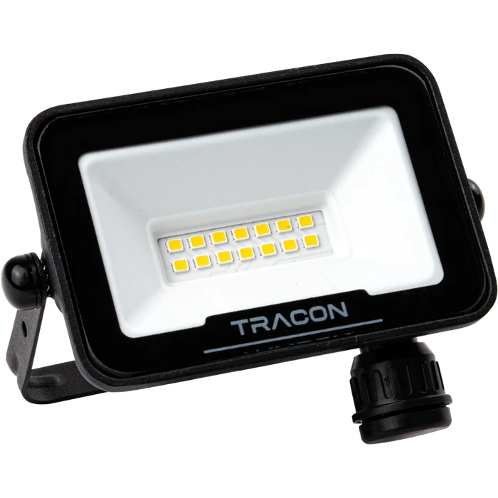 Tracon LED fényvető reflektor 10W 4000K, 1000lm SAMSUNG chippel,mozgásérzékelő csatlakozóval IP54 RSMDSU10W